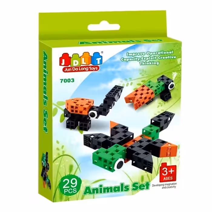 ساختنی جی دی ال تی مدل حیوانات مجموعه 4عدی کد7001الی7004