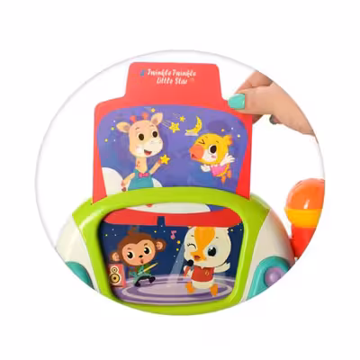 اسباب بازی هولا مدل میکروفن موزیکال ضبط صدا کد 3138