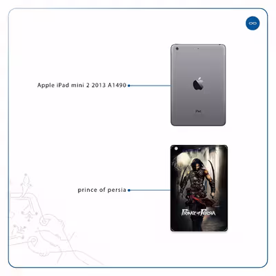 برچسب پوششی ماهوت مدل Prince of Persia مناسب برای تبلت اپل iPad mini 2 2013 A1490