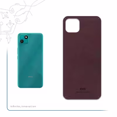 برچسب پوششی ماهوت مدل Matte-Dark-Brown-Leather مناسب برای گوشی موبایل ویکو T10