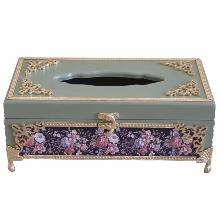 ست سطل و جای دستمال کاغذی مدل Sdj12