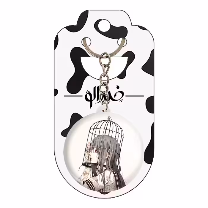 جاکلیدی خندالو مدل دختر انیمه ای کد 18112