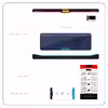 برچسب پوششی ماهوت مدل Deep-Blue-Leather مناسب برای تبلت مایکروسافت Surface Pro 3 2014