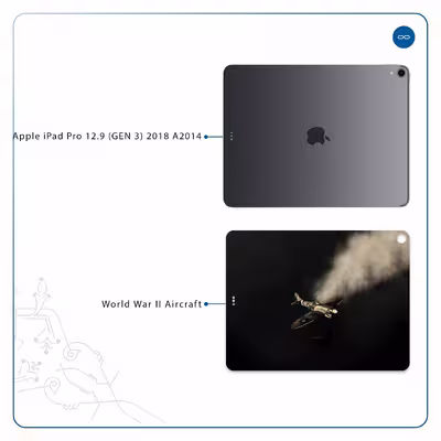 برچسب پوششی ماهوت مدل World War II Aircraft مناسب برای تبلت اپل iPad Pro 12.9 (GEN 3) 2018 A2014