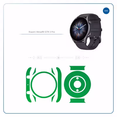 برچسب ماهوت طرح Matte-Green مناسب برای ساعت هوشمند شیائومی Amazfit GTR 3 Pro