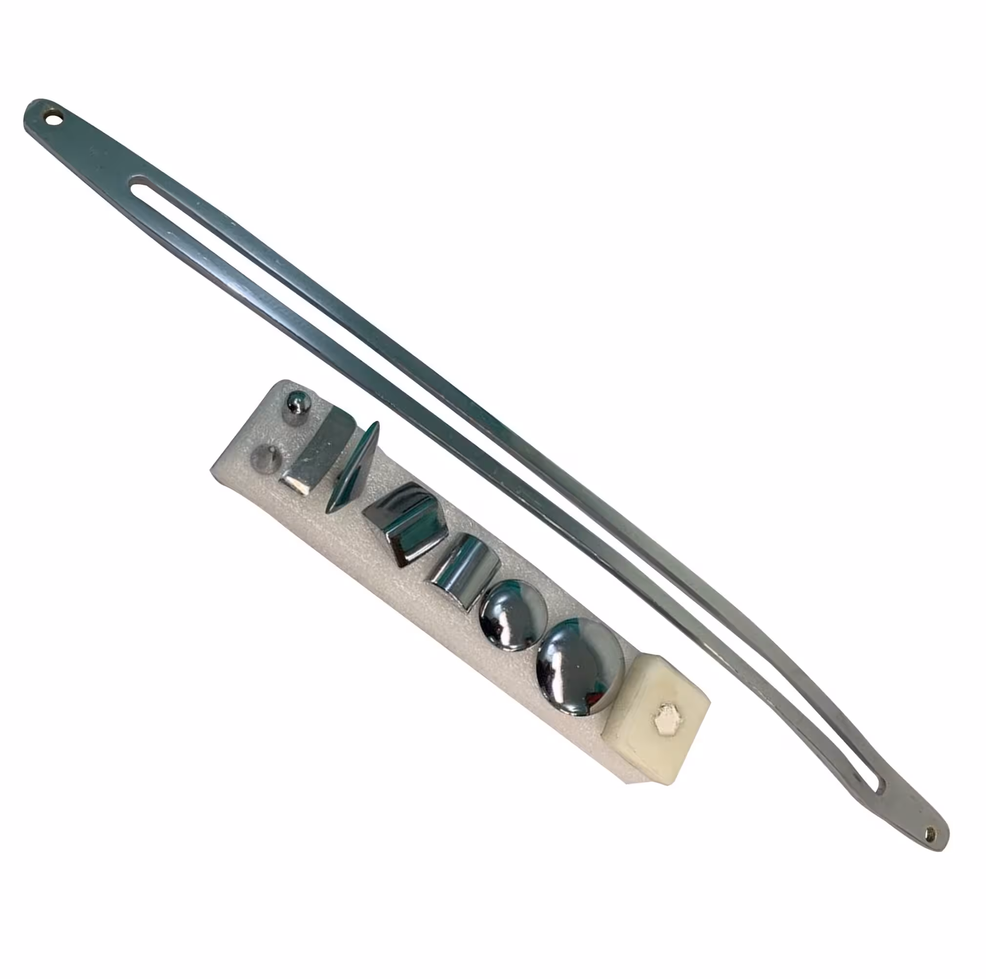 کمان صافکاری 9 سر حرفه ای نقره ای مدل K77R-PDR