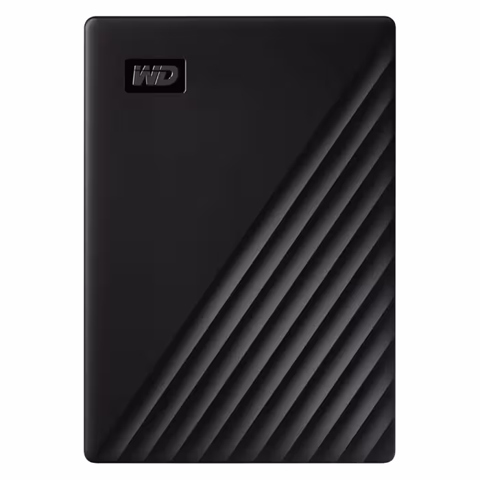 هارد اکسترنال وسترن دیجیتال مدل My Passport ظرفیت دو ترابایت دارای رابط USB Type-A 3.2