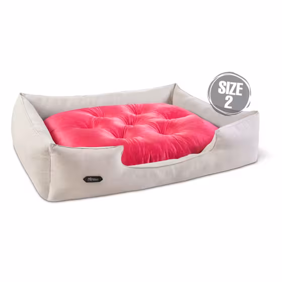 جای خواب نیناپت مدل U سایز 2 شیری صورتی