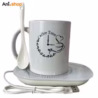 ماگ هیتردار طرح ساعت عاشقی