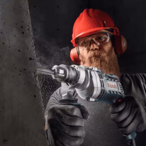 دریل 13mm چکشی نیم تنه فلزی