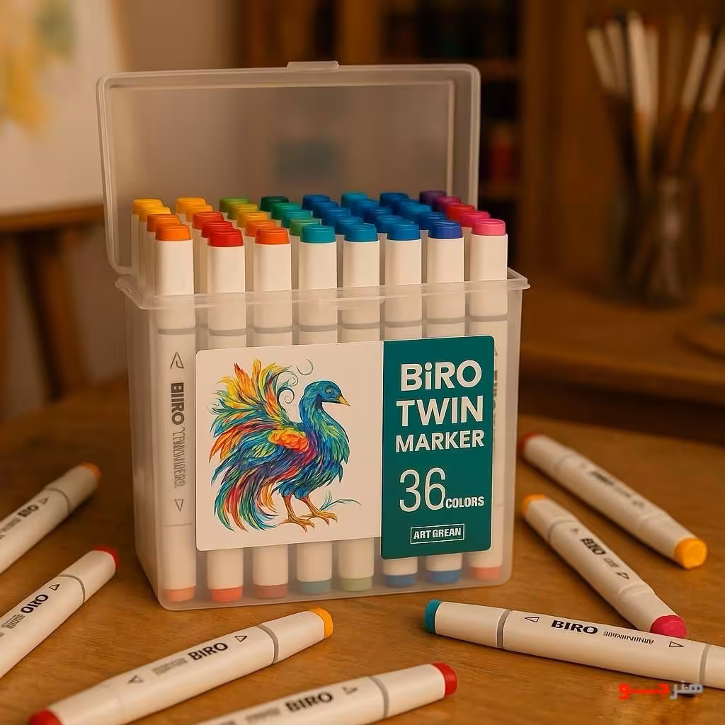 ماژیک دو سر 36 رنگ راندو بیرو