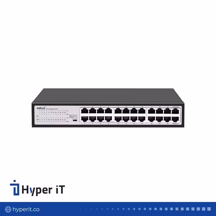 سوئیچ اترنت گیگ HRUI مدل HR-SWG10240D