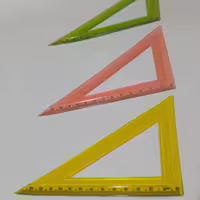 خطکش 3عددی گونیا ژله ای 90 درجه 