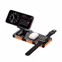 استند و شارژر وایرلس چند کاره مگ سیف بیوا Biva WLC-17 با قابلیت شارژ اپل واچ