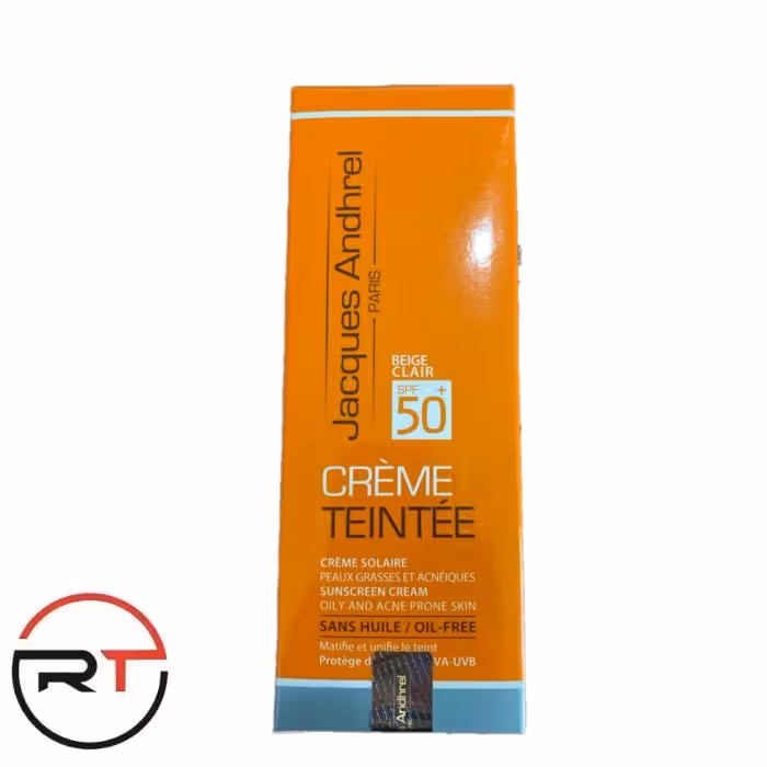 ضد آفتاب بژ روشن SPF50 پوست چرب و مستعد آکنه ژاک آندرل 50 میلی