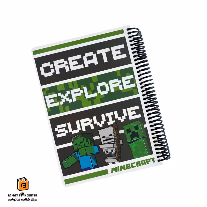دفتر خط دار 100 برگ سری MINECRAFT لانگو (lango)