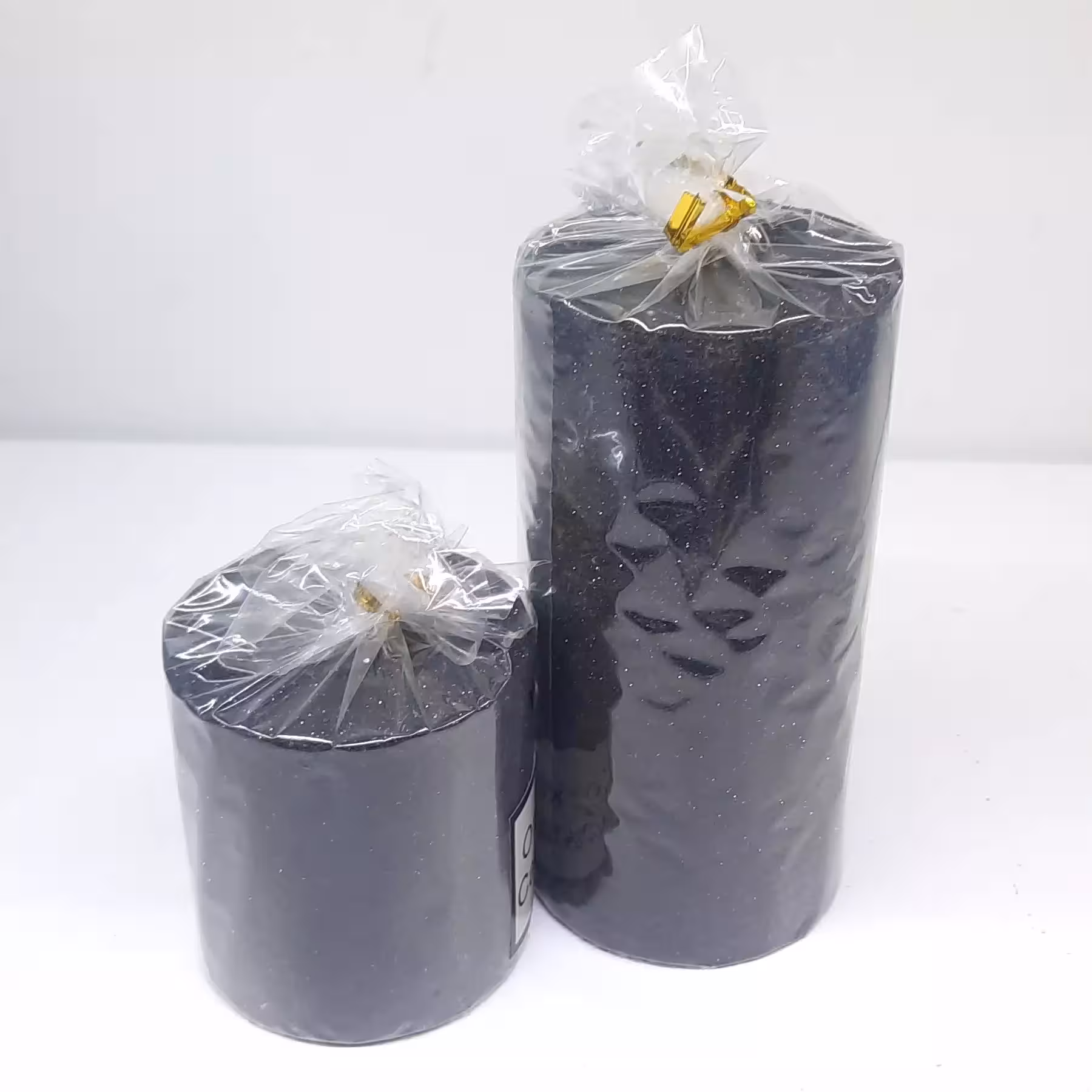 شمع کوبیسم بلند 13 سانت رنگ مشکی