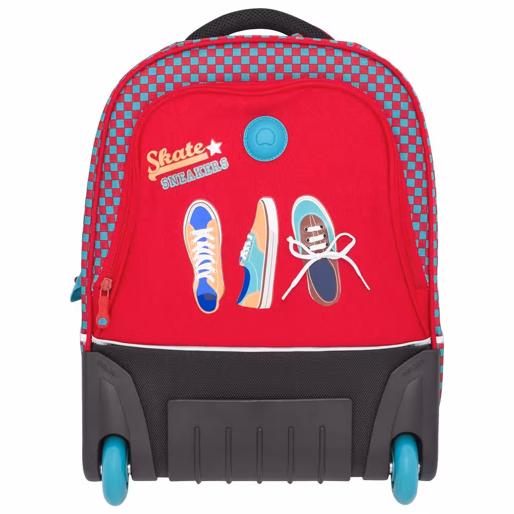 کوله پشتی چرخ دار دلسی مدرسه ای مدل 2015