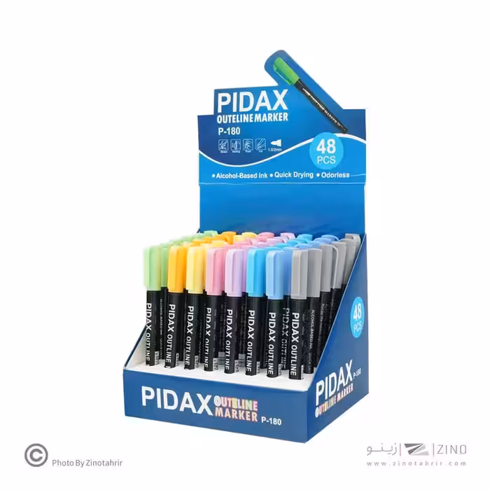 ماژیک لاینر 8 رنگ Outeline پیداکس رگلام 48 عددی کد P180