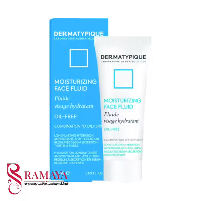 فلوئید مرطوب کننده و آبرسان پوست چرب درماتیپیک