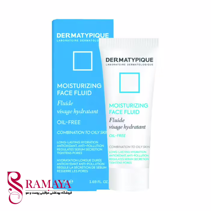 فلوئید مرطوب کننده و آبرسان پوست چرب درماتیپیک