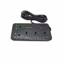 شارژر USB و چندراهی برق HG مدل HG-155C