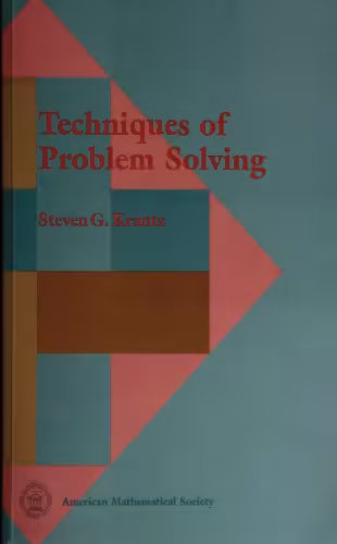 خرید و دانلود نسخه کامل کتاب Techniques of Problem Solving