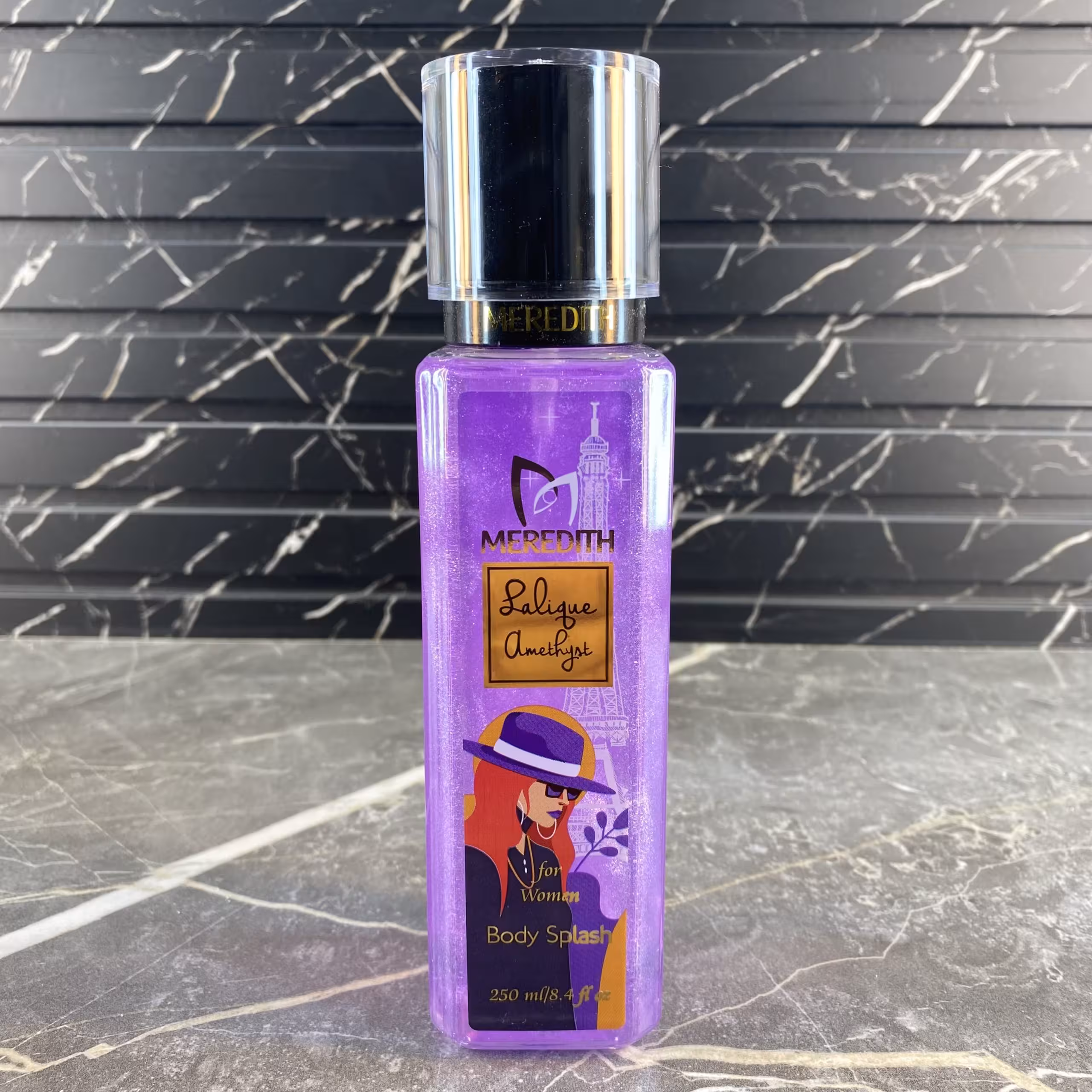 بادی اسپلش زنانه مردیت مدل لالیک آمیتیس LALIQUE Amethyst حجم 250 میلی لیتر