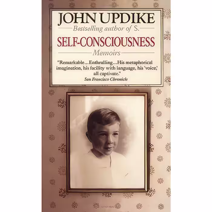 کتاب زبان اصلی SelfConsciousness اثر John Updike انتشارات Fawcett