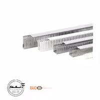 داکت صنعتی شیاردار سایز 40*60برند رعد رنگ طوسی ( کارتن 16 عددی )