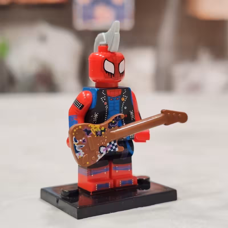 لگو مینی فیگور مردعنکبوتی گیتار به دست