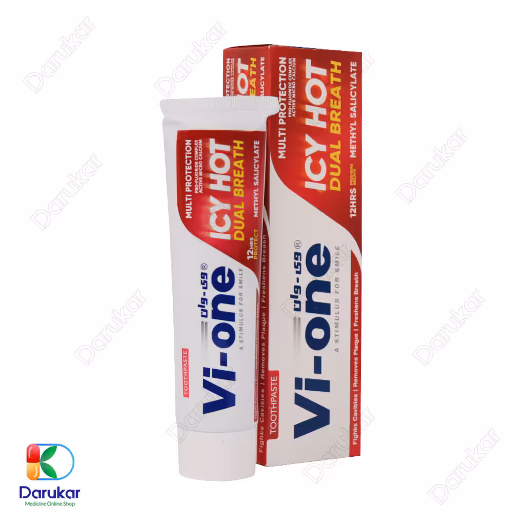خمیر دندان وی وان مدل ICY HOT حجم 130 گرم
