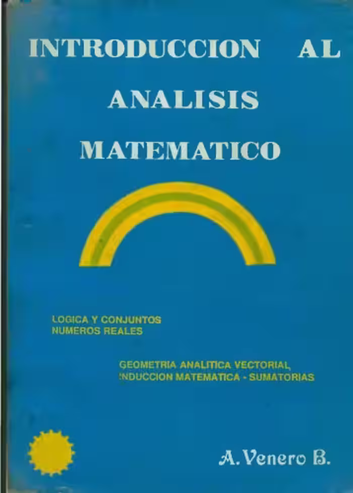 خرید و دانلود نسخه کامل کتاب Introducción al Análisis matemático
