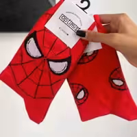 جوراب ساقدار اسپایدر من تا به تا نخ پنبه فری سایز