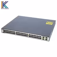 سوئیچ شبکه PoE مدیریتی سیسکو 48 پورت WS-C3750-48PS-S