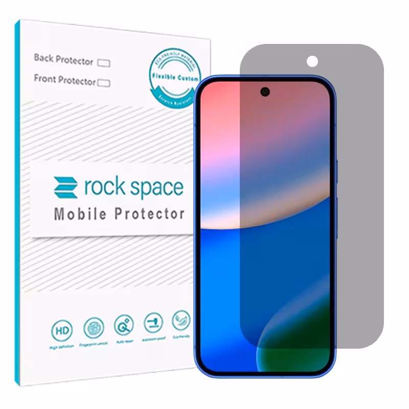 گلس سونی گوگل Pixel 10 مدل نانو هیدروژل پرایوسی برند راک اسپیس کدS