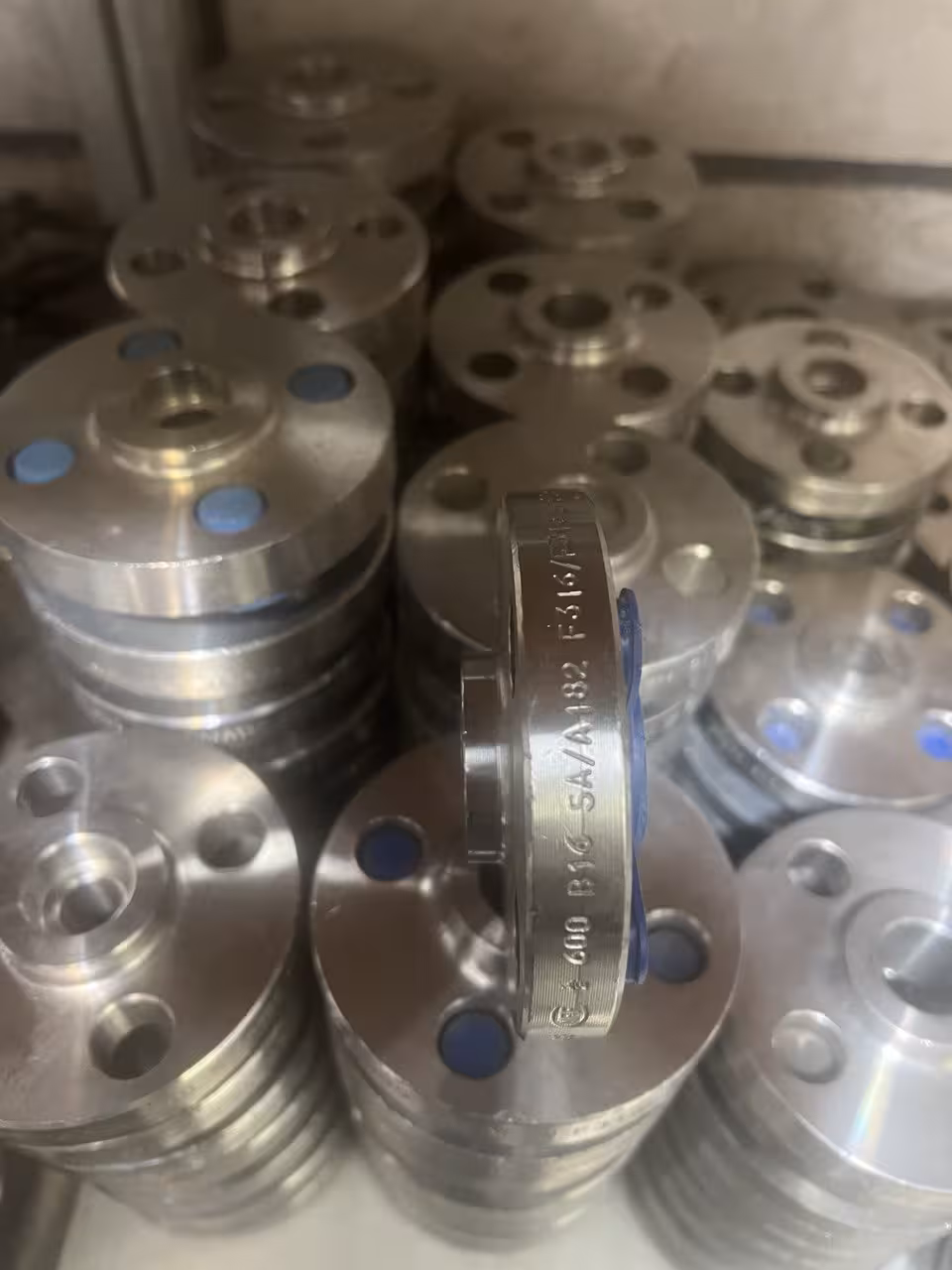فلنج ساکت ولد 1/2 اینچ کلاس 600 ریس فیس از جنس SA/A182F316/F316Lرده 80اس ,ASME B16.5
