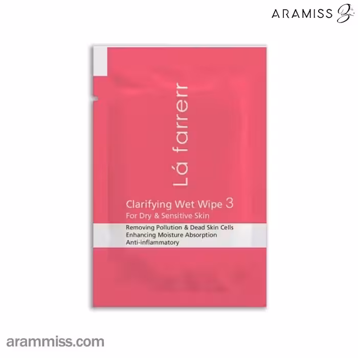 دستمال مرطوب پاکسازی کننده مخصوص پوست‌های خشک و حساس