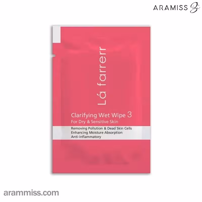 دستمال مرطوب پاکسازی کننده مخصوص پوست‌های خشک و حساس