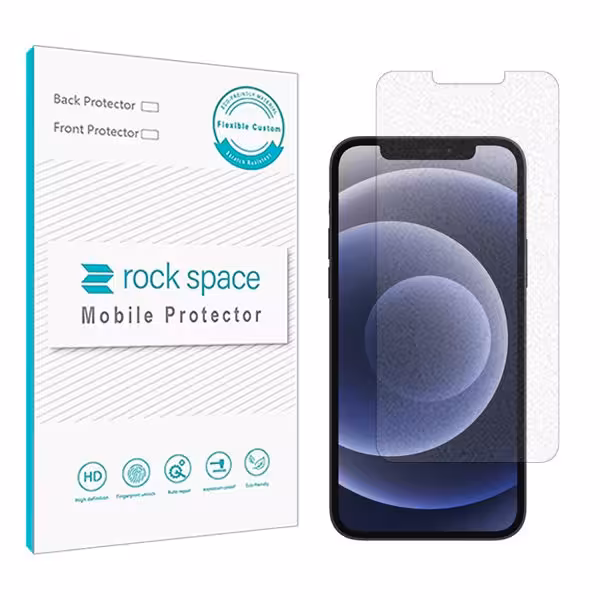 گلس آیفون iPhone 12 مدل نانو هیدروژل مات برند راک اسپیس کد S