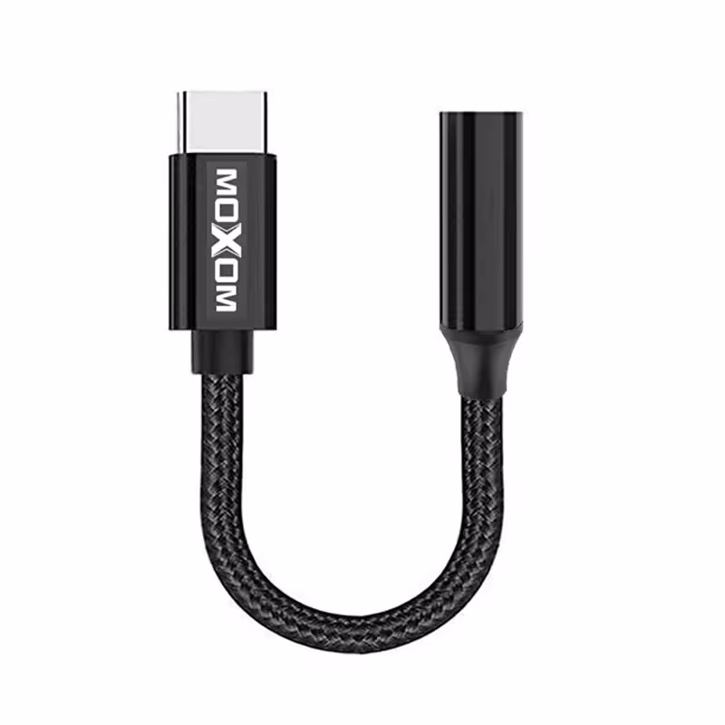 مبدل USB-C به جک 3.5 میلی متری موکسوم مدل MX-AX01