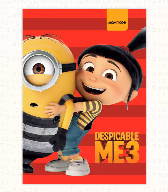 دفتر 60 برگ سیمی کارتونی کد 9611. طرح 5 دخترانه