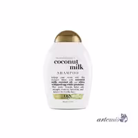 شامپو او جی ایکس OGX مدل شیر نارگیل Coconut Milk حجم 385 میلی‌لیتر