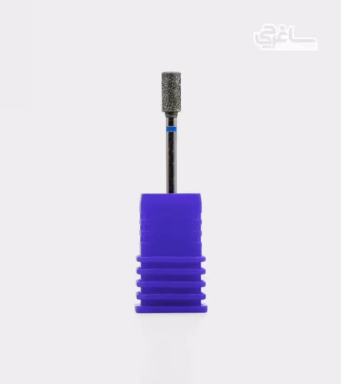 سر سوهان شنی مانیکور ناخن نوار آبی استوانه‌ای (کد 19)