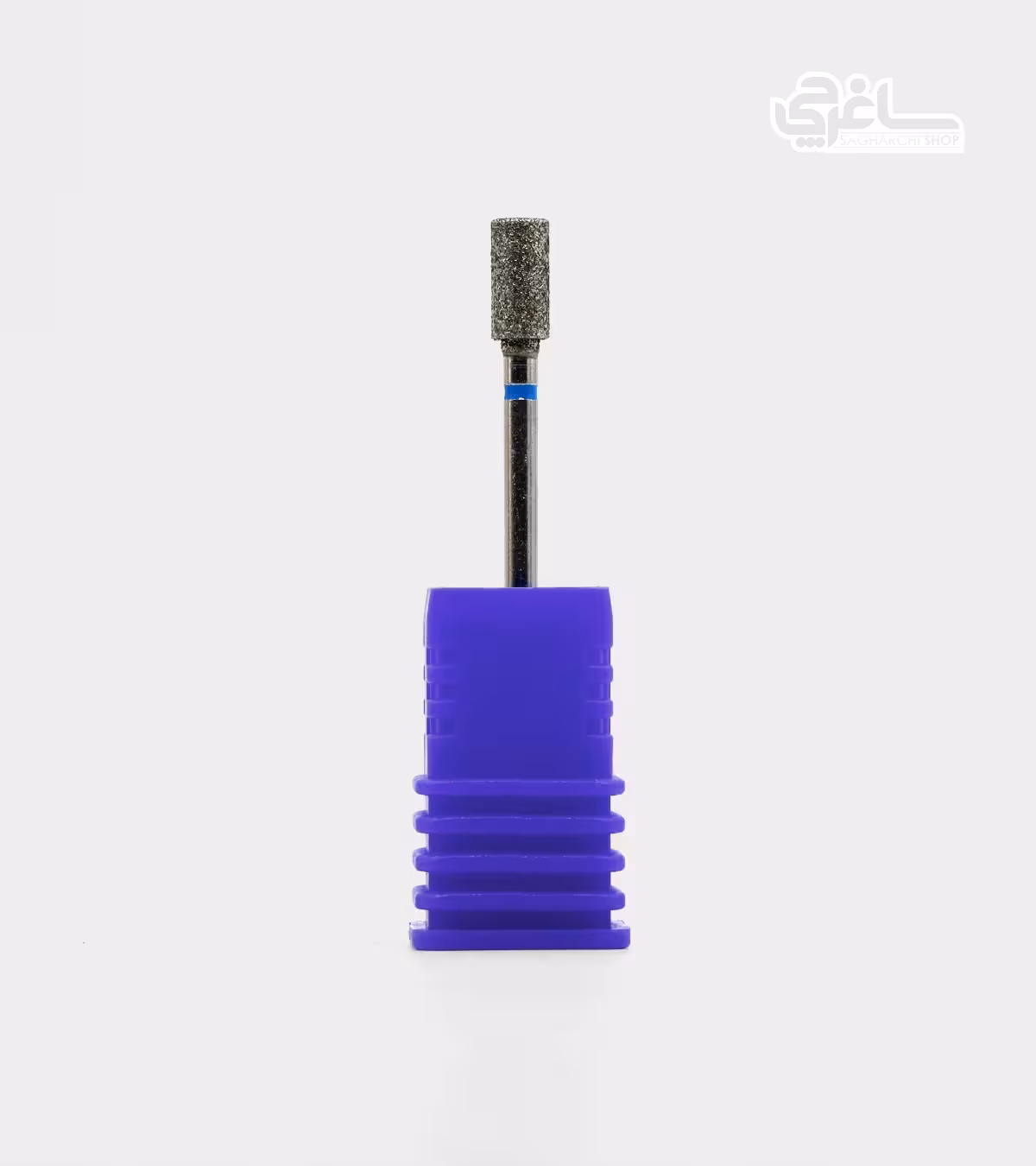 سر سوهان شنی مانیکور ناخن نوار آبی استوانه‌ای (کد 19)
