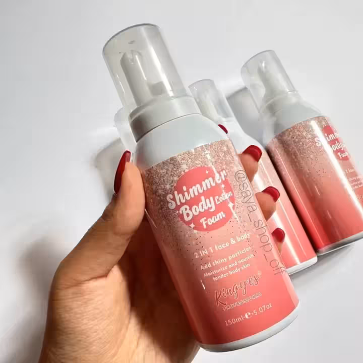 خامه بدن فومی شاین دار (Shimmer Body Lotion Foam)