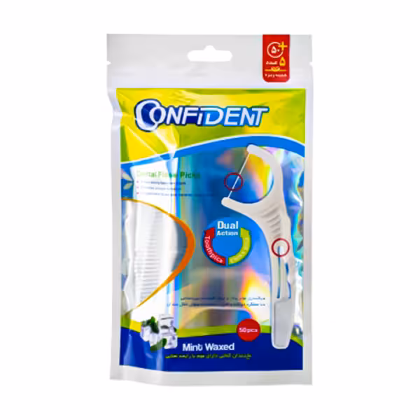 نخ دندان کمانی کانفدینت با عملکرد 2 گانه 55 عددی