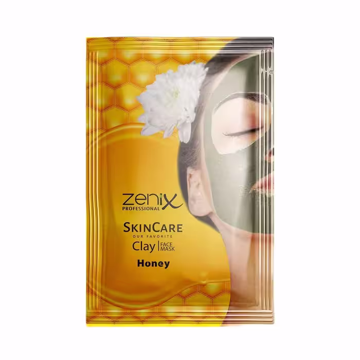 مشخصات، خرید و قیمت ماسک شاداب کننده خاک رس و عسل زنیکس Zenix ساشه ای ⭐️ ویان مارکت