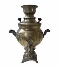 سماور ذغالی آنتیک ظرفیت 3 لیتری