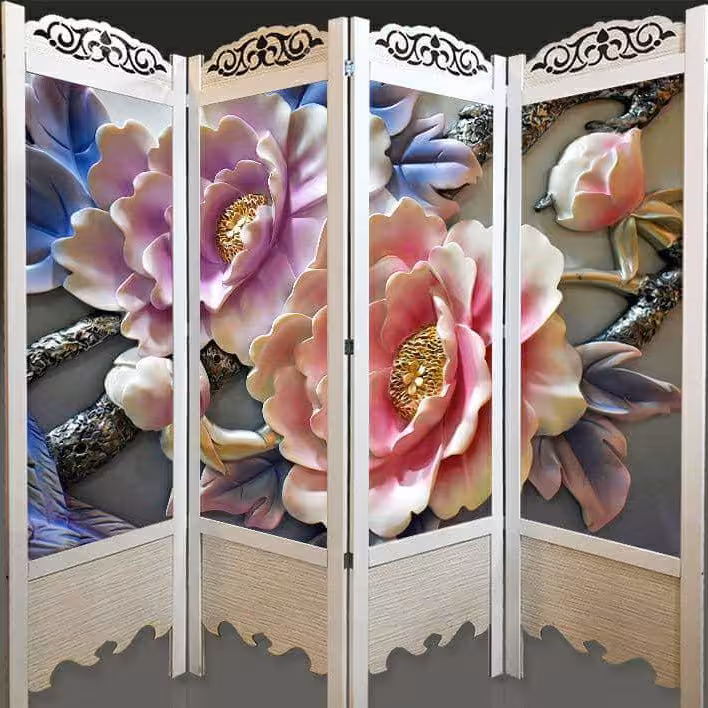 پاراوان پارتیشن متحرک (سه بعدی) (هزینه ارسال به عهده مشتری می باشد)